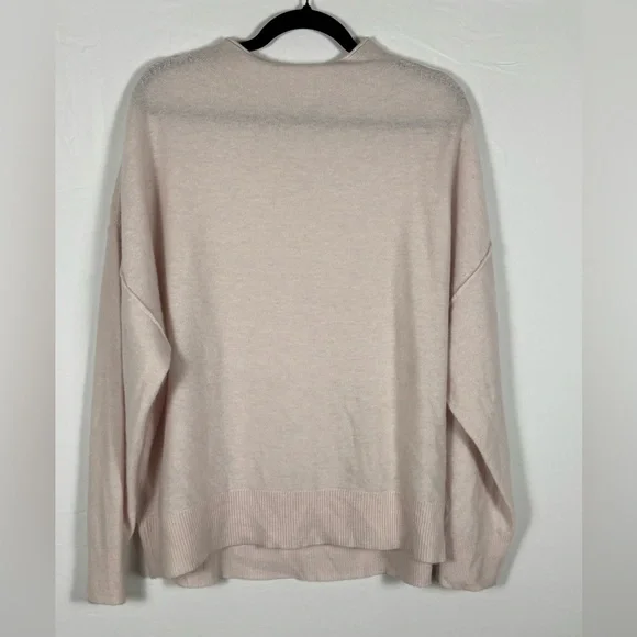 NWOT Pilcro Anthropologie Alani Light Pink Cashmere Sweater- XL - Picture 5 of 12